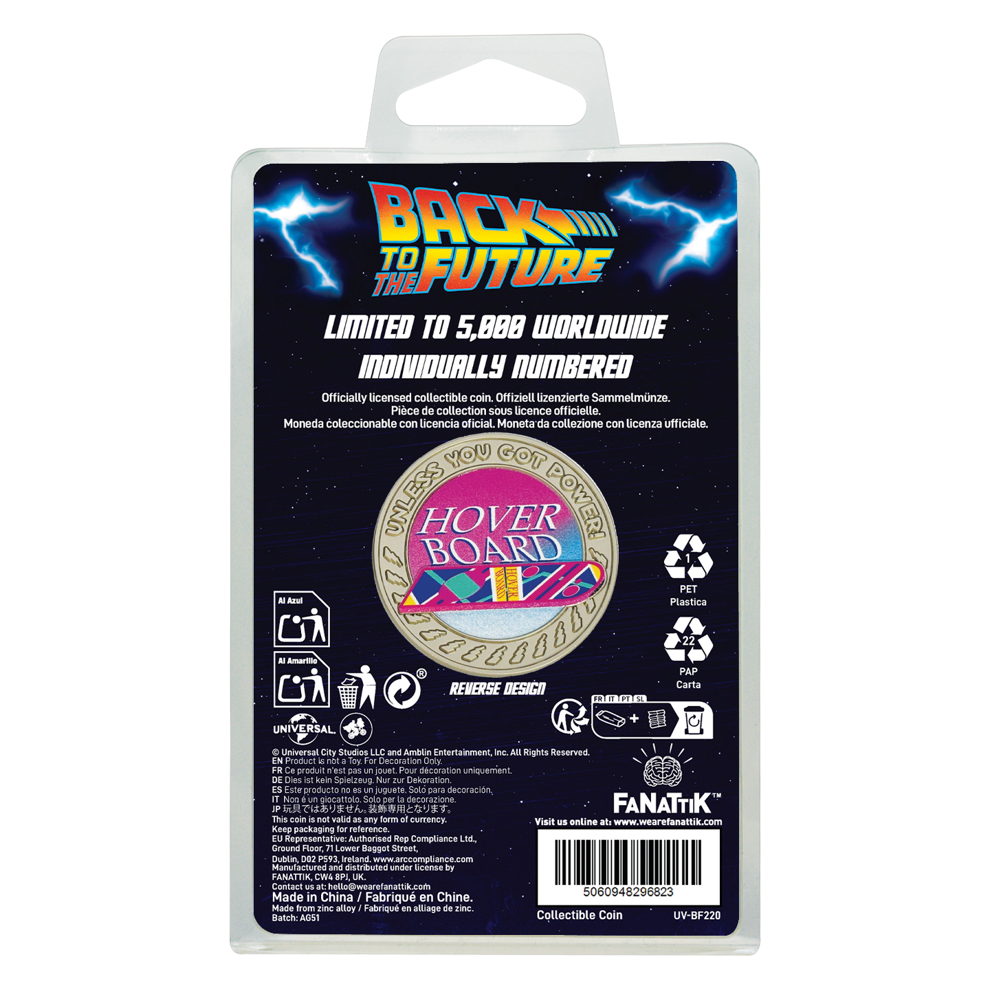 Back to the Future Part II Limited Edition Hoverboard Coin