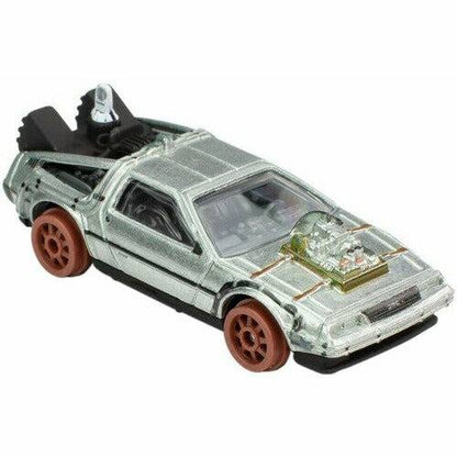 Hot Wheels Back to the Future Part III 1:64 1955 DeLorean Time Machine Die-cast Model Cars Hot Wheels