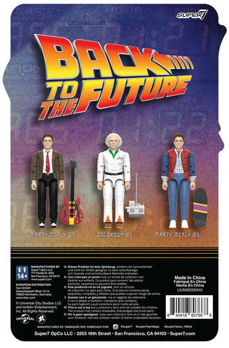 ReAction Back to the Future ReAction+ Wv1 Doc Brown '85 3¾-inch Retro Action Figure [PRE-ORDER: Expected Availability January 2026!]