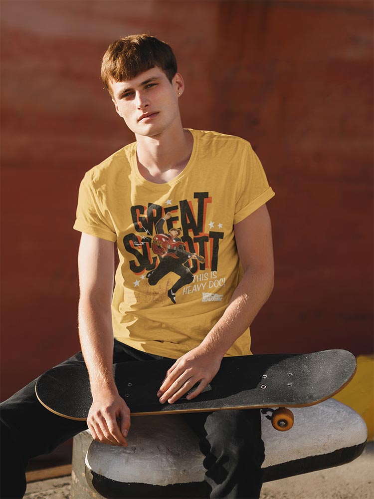 PREMIUM | Back to the Future - BTTF GREAT SCOTT GUITAR PLAYING Adult Shirt
