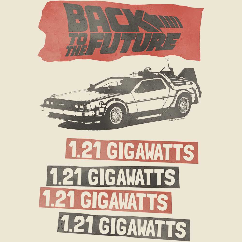 PREMIUM | Back to the Future - BTTF GIGAWATTS Adult Shirt