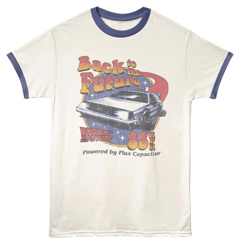 PREMIUM | Back to the Future - BTTF STARS RETRO FONT Adult Shirt