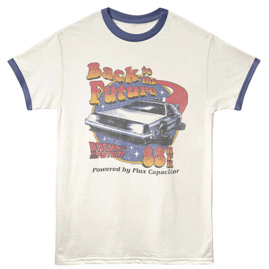PREMIUM | Back to the Future - BTTF STARS RETRO FONT Adult Shirt