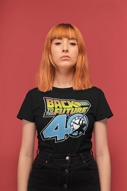 PREMIUM | Back to the Future - BTTF 40TH LOGO Adult Shirt