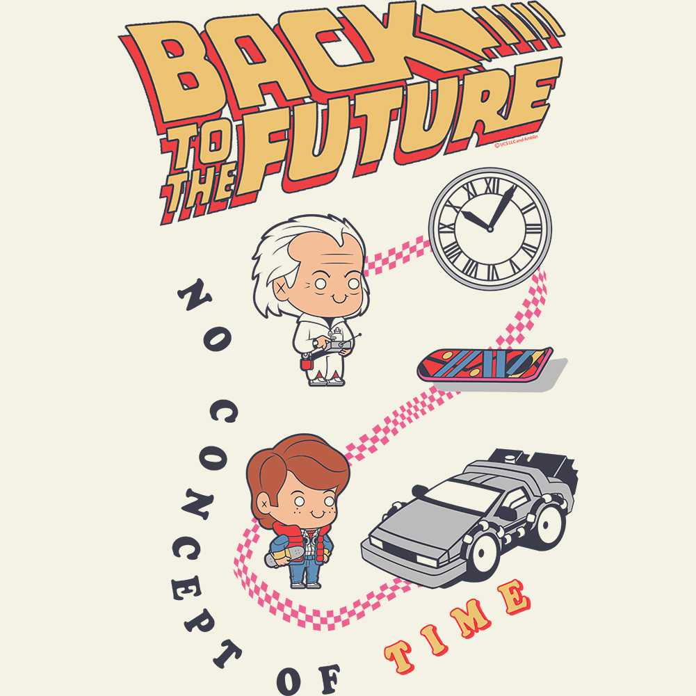 PREMIUM | Back to the Future - BTTF NO CONCEPT OF TIME Adult Shirt