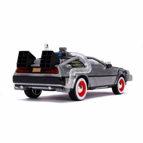 Back to the Future Part III die-cast 1:24 scale light-up DeLorean