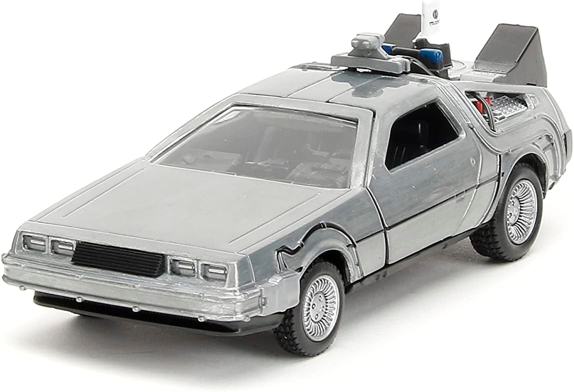 Back to the Future Hollywood Rides 1:32 scale DeLorean Time