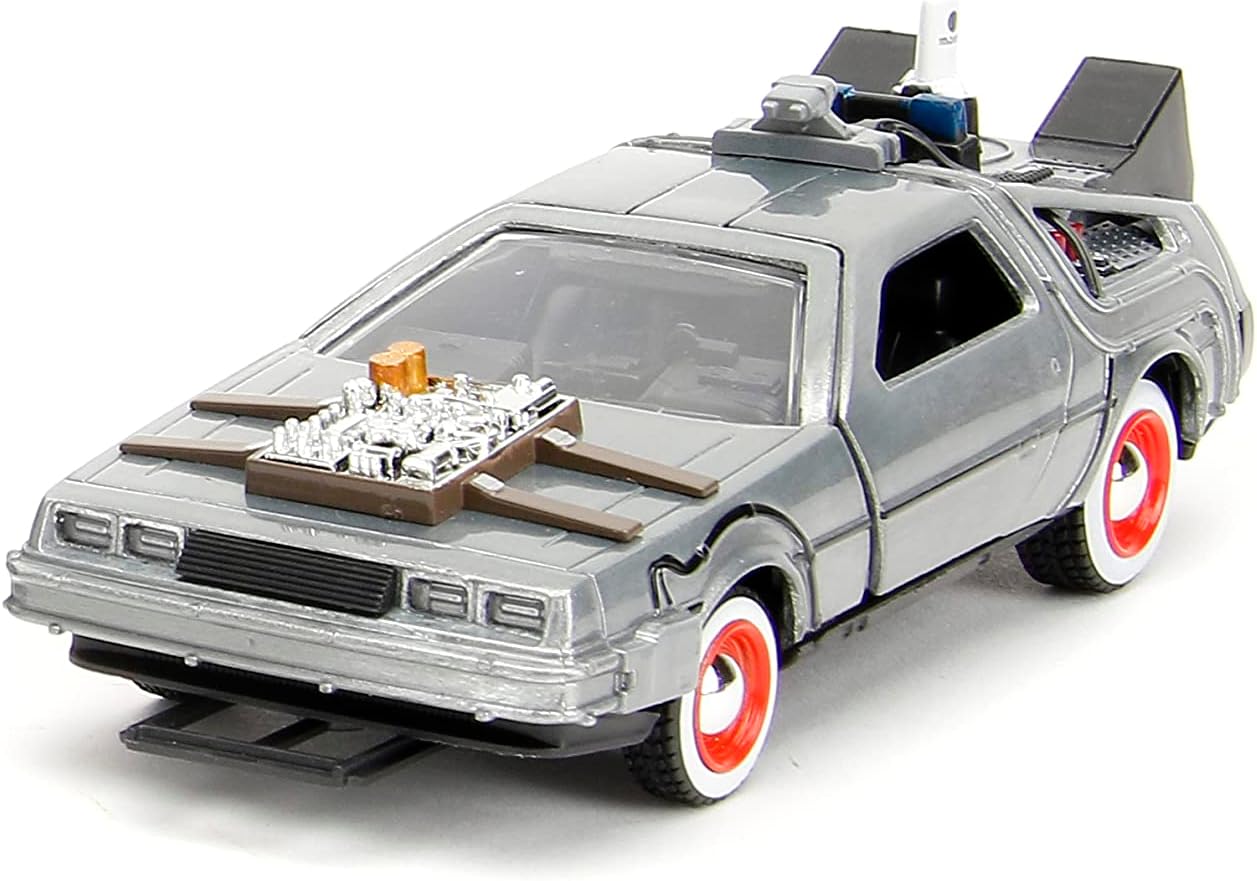 Back to the Future Hollywood Rides 1:32 scale DeLorean Time