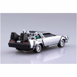 Back to the Future Part II pull-back DeLorean 1:43 scale plastic model kit [PRE-ORDER: Expected Availability December 2024!] Model Kit Aoshima