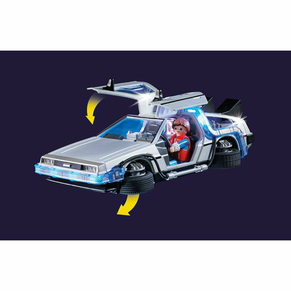 Playmobil Back to the Future 64-piece DeLorean playset with 3 vinyl figures Vinyl Toy Playmobil