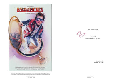 Back to the Future: The Complete Screenplay hardcover book by Bob Gale [Street Date: May 12, 2026]
