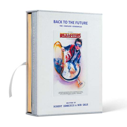 PRE-SOLD OUT | 'Back to the Future: The Complete Screenplay' [Limited Collector's Edition] — Annotations & Introduction by Bob Gale; Foreword by Robert Zemeckis [Street Date: July 28, 2026!]