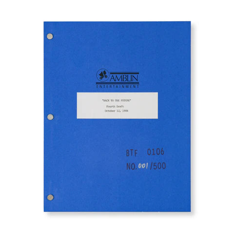 PRE-SOLD OUT | 'Back to the Future: The Complete Screenplay' [Limited Collector's Edition] — Annotations & Introduction by Bob Gale; Foreword by Robert Zemeckis [Street Date: July 28, 2026!]