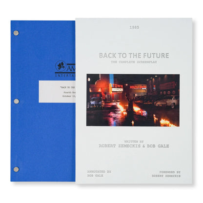 PRE-ORDER | 'Back to the Future: The Complete Screenplay' [Collector's Edition] — Annotations & Introduction by Bob Gale; Foreword by Robert Zemeckis [Street Date: September 15, 2026!]