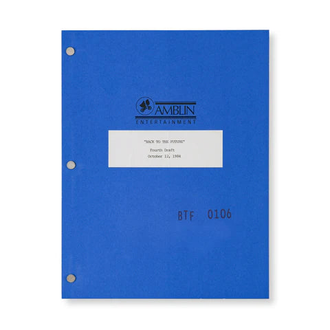 PRE-ORDER | 'Back to the Future: The Complete Screenplay' [Collector's Edition] — Annotations & Introduction by Bob Gale; Foreword by Robert Zemeckis [Street Date: September 1, 2026!]