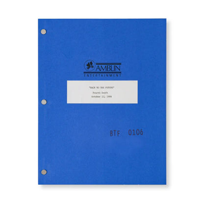 PRE-ORDER | 'Back to the Future: The Complete Screenplay' [Collector's Edition] — Annotations & Introduction by Bob Gale; Foreword by Robert Zemeckis [Street Date: September 15, 2026!]