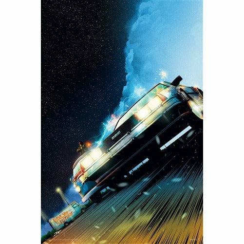 Back to the Future "Temporal Accident Number One" Limited Edition Commemorative Print Art Print Fanattik