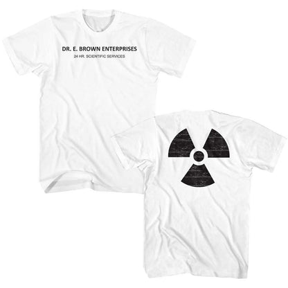 PREMIUM | Back to the Future - DR. BROWN ENTERPRISES 2-SIDED Adult Shirt