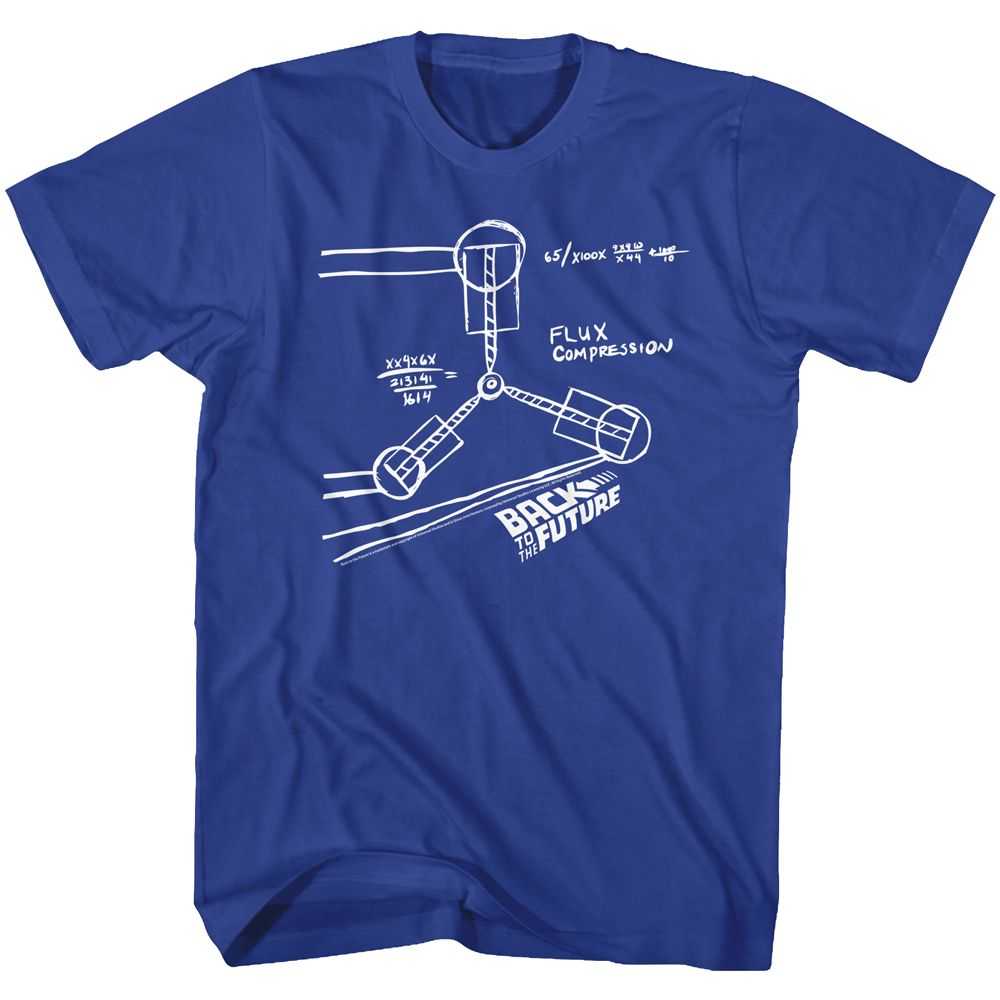 PREMIUM | Back to the Future - FLUX SKETCH Adult Shirt