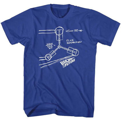 PREMIUM | Back to the Future - FLUX SKETCH Adult Shirt