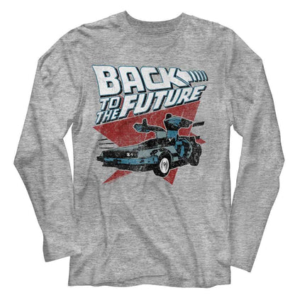 PREMIUM | Back to the Future - LOGO TRAINGLE CAR Adult Shirt