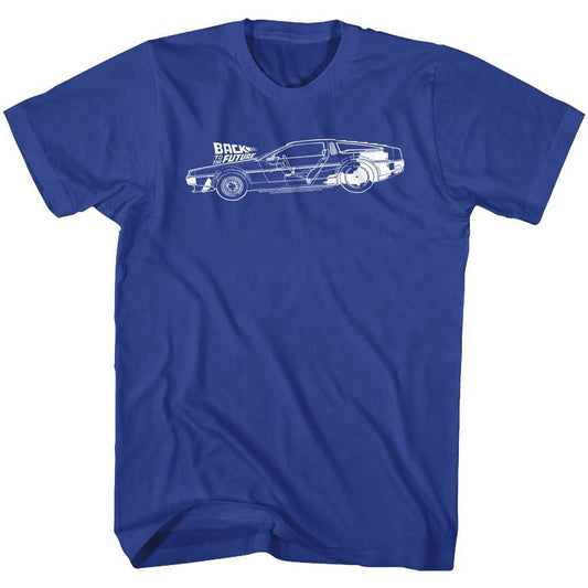 PREMIUM | Back to the Future - SCHEMATICS Adult Shirt