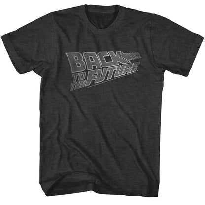 PREMIUM | Back to the Future - LOGO WHT Adult Shirt