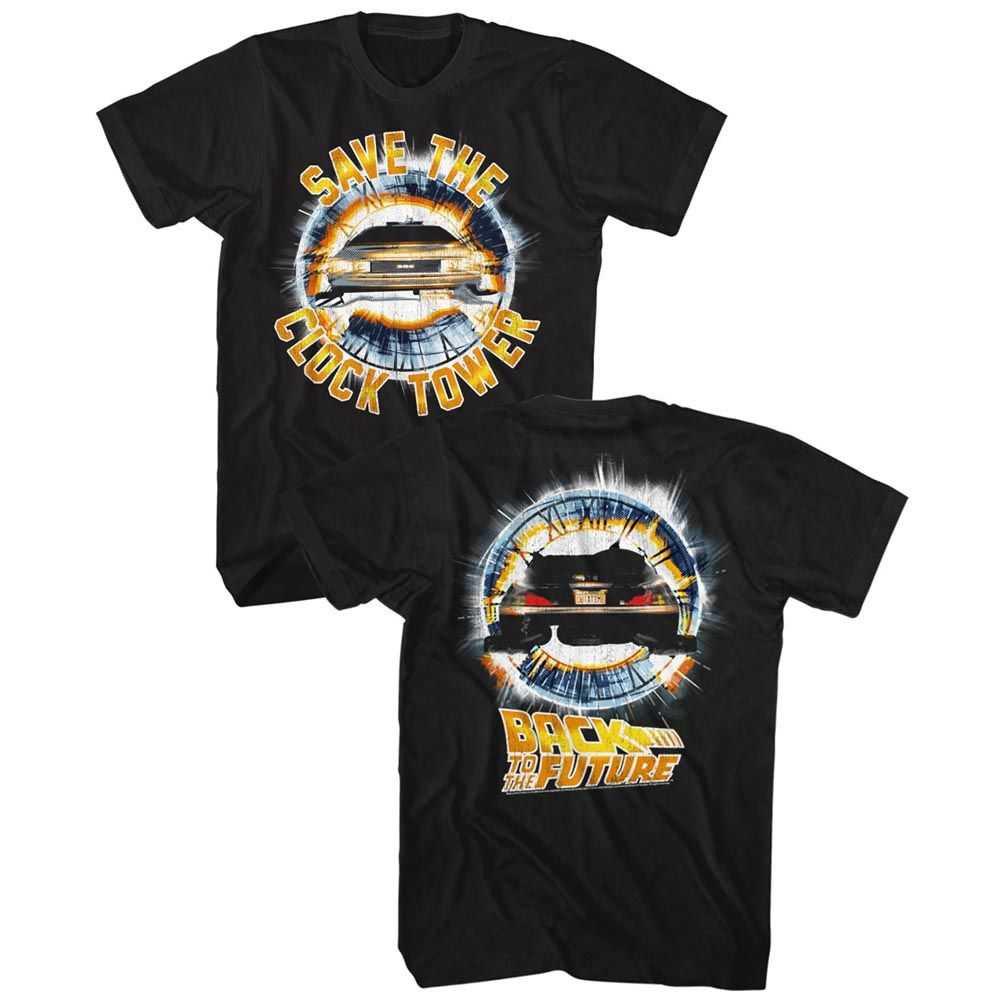 PREMIUM | Back to the Future - CLOCKTOWER 2-SIDED Adult Shirt