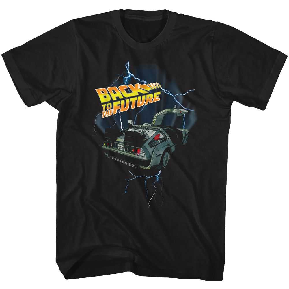PREMIUM | Back to the Future - LIGHTNING CAR Adult Shirt