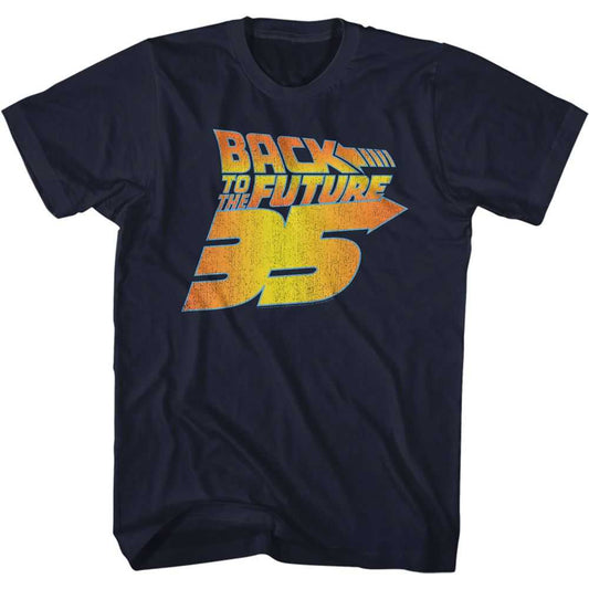 PREMIUM | Back to the Future - BTTF 35TH DISTRESSED Adult Shirt