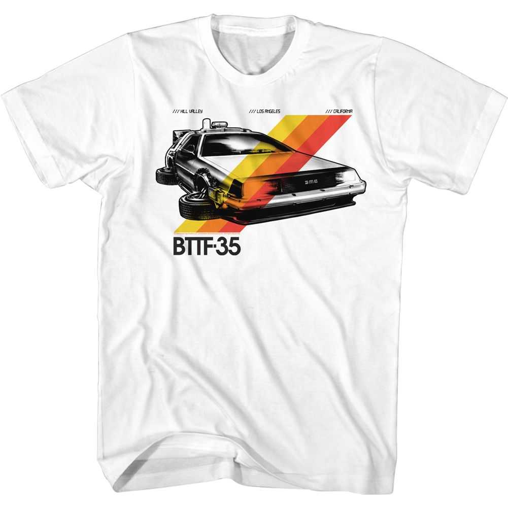 PREMIUM | Back to the Future - BTTF-35 STRIPES Adult Shirt