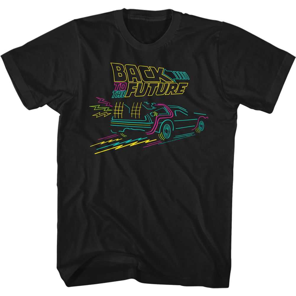 PREMIUM | Back to the Future - NEONFUTURE Adult Shirt