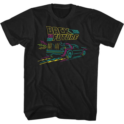 PREMIUM | Back to the Future - NEONFUTURE Adult Shirt
