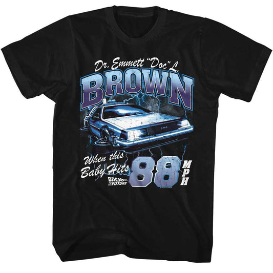 PREMIUM | Back to the Future - BACK TO THE FUTURE DOC BROWN LIGHTNING Adult Shirt
