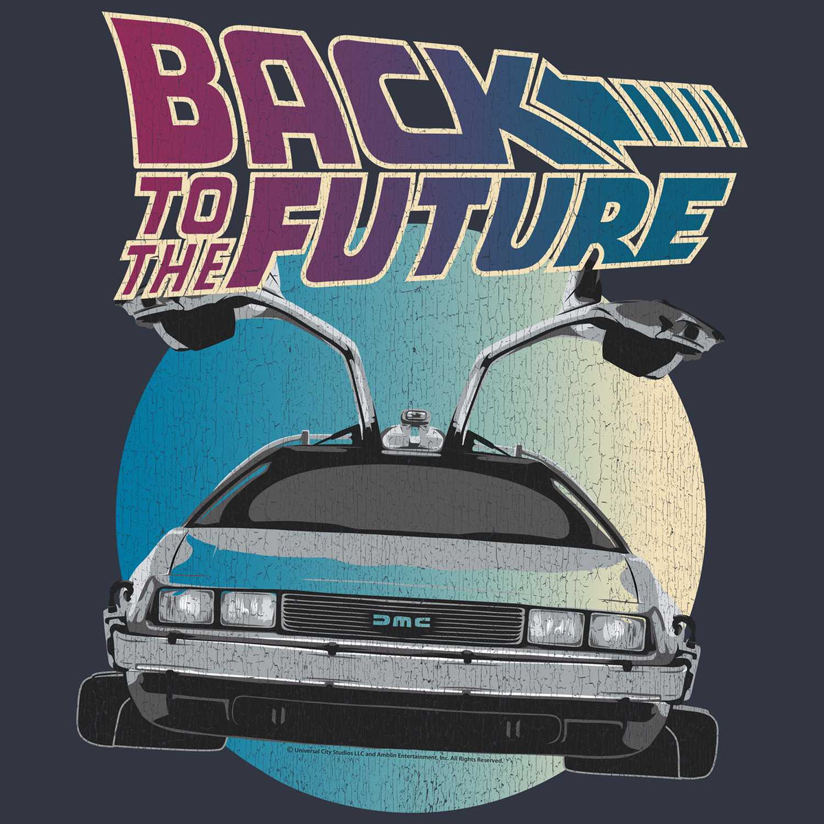 PREMIUM | Back to the Future - CAR CIRCLE Adult Shirt