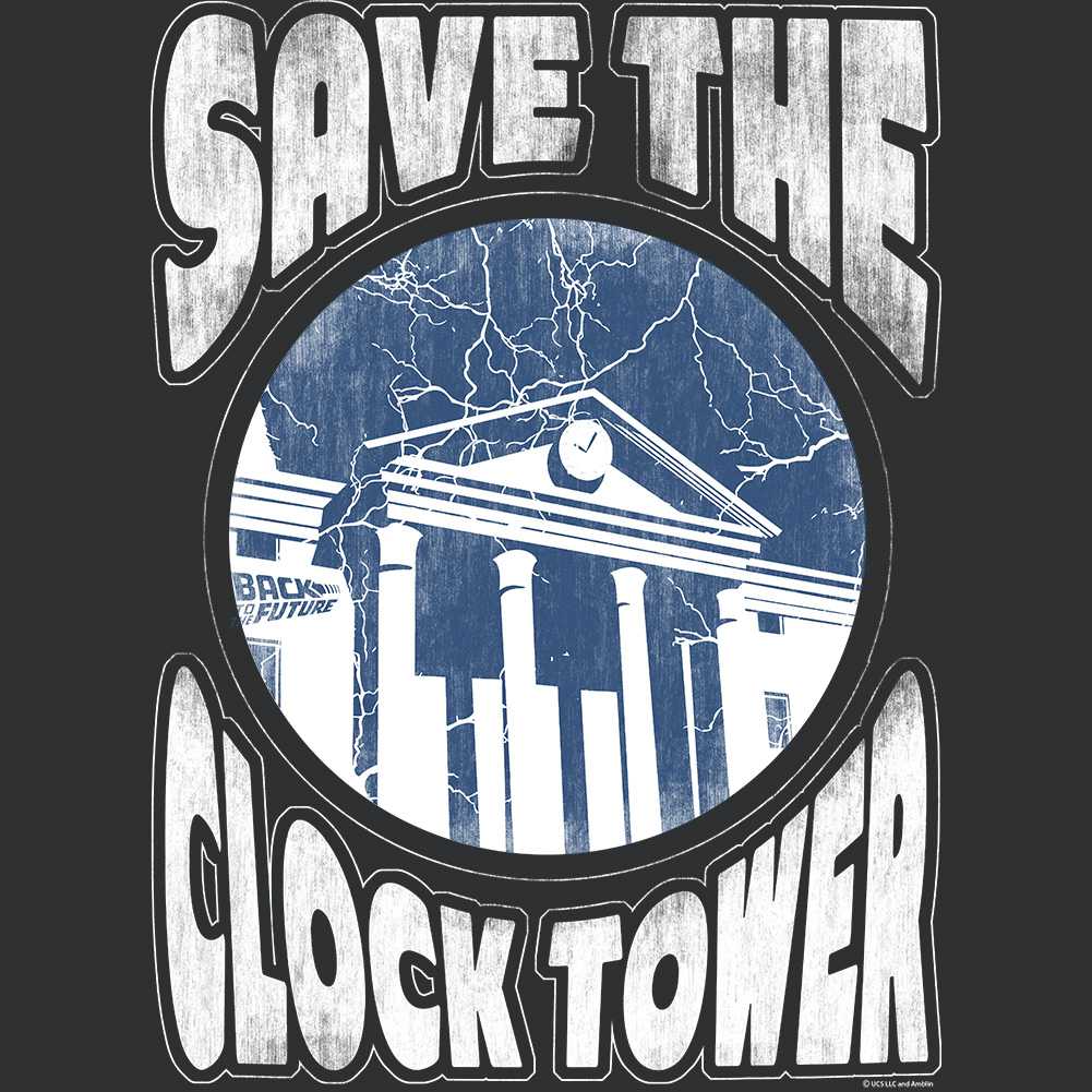 PREMIUM | Back to the Future - BTTF SAVE CLOCKTOWER Adult Shirt