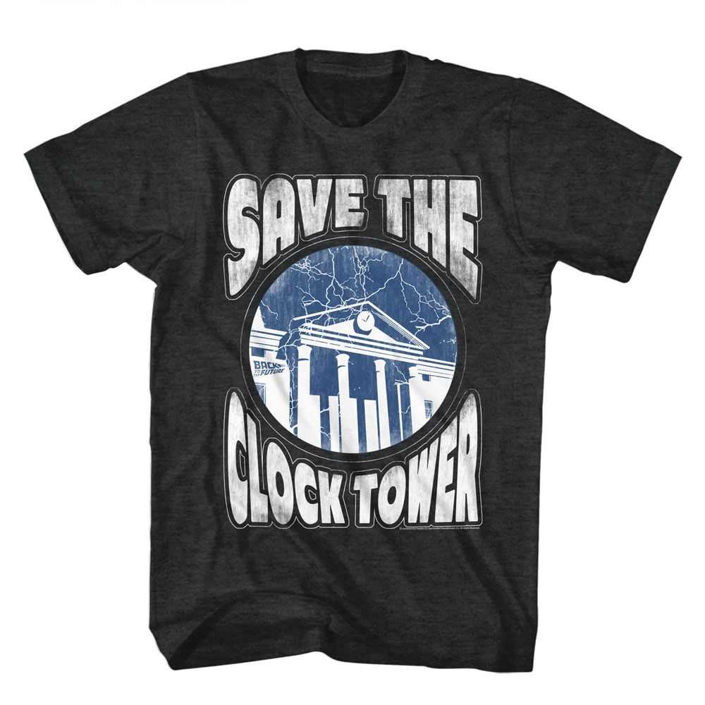 PREMIUM | Back to the Future - BTTF SAVE CLOCKTOWER Adult Shirt