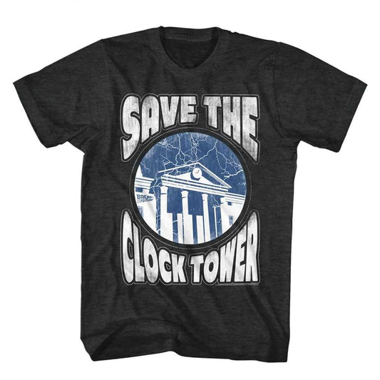 PREMIUM | Back to the Future - BTTF SAVE CLOCKTOWER Adult Shirt