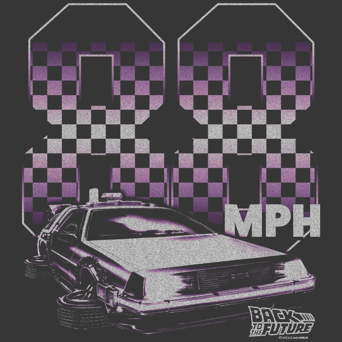 PREMIUM | Back to the Future - BACK TO THE FUTURE 88 CHECKERS Adult Shirt
