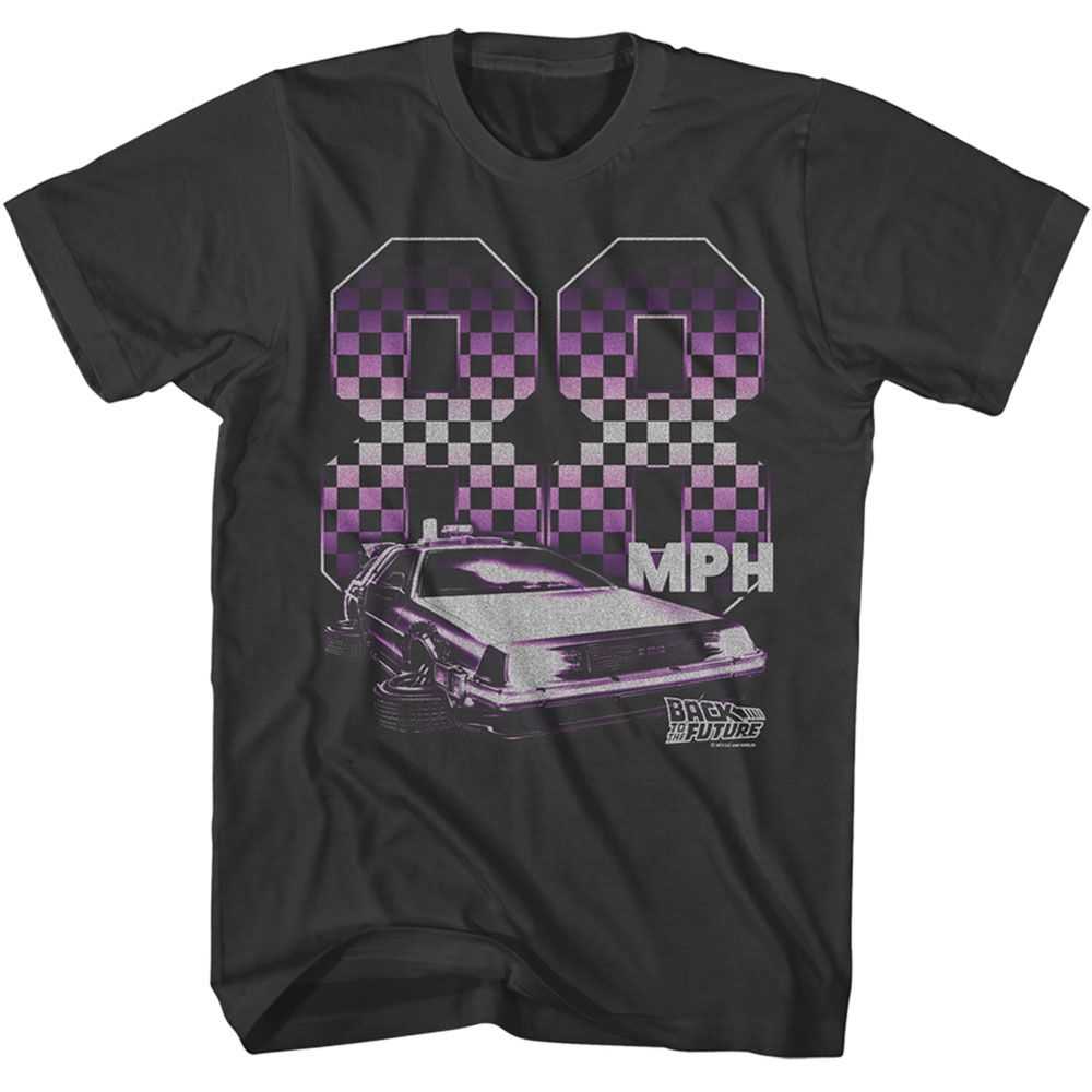 PREMIUM | Back to the Future - BACK TO THE FUTURE 88 CHECKERS Adult Shirt