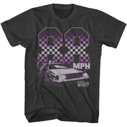 PREMIUM | Back to the Future - BACK TO THE FUTURE 88 CHECKERS Adult Shirt