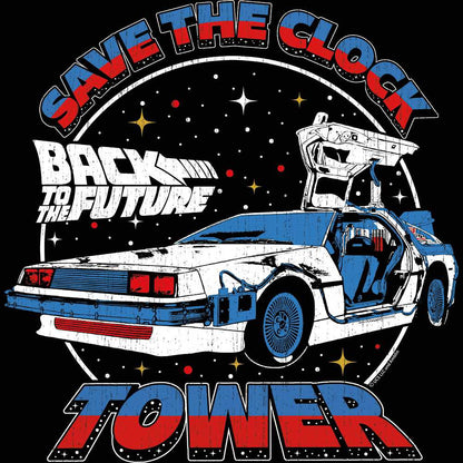 PREMIUM | Back to the Future - BTTF SAVE THE CLOCK TOWER SPLIT COLOR Adult Shirt