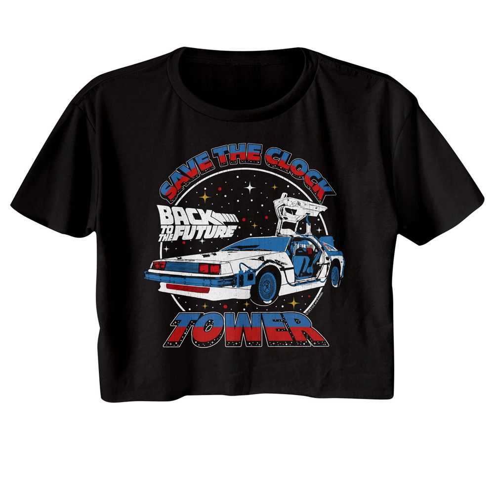 PREMIUM | Back to the Future - BTTF SAVE THE CLOCK TOWER SPLIT COLOR Adult Shirt