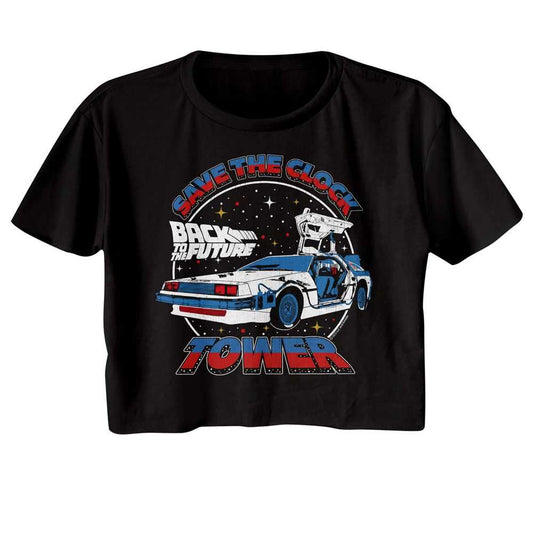 PREMIUM | Back to the Future - BTTF SAVE THE CLOCK TOWER SPLIT COLOR Adult Shirt