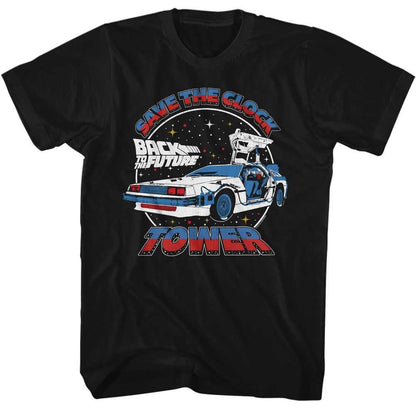 PREMIUM | Back to the Future - BTTF-CLOCK TOWER SPLIT COLOR Adult Shirt