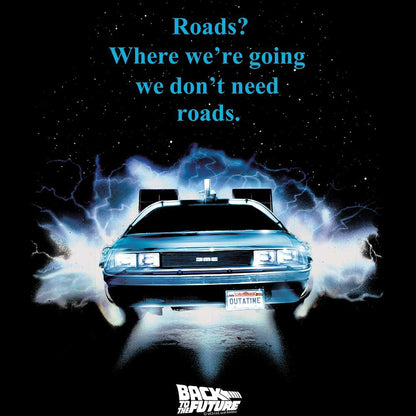 PREMIUM | Back to the Future - BTTF DRIVING THROUGH 2-SIDED Adult Shirt