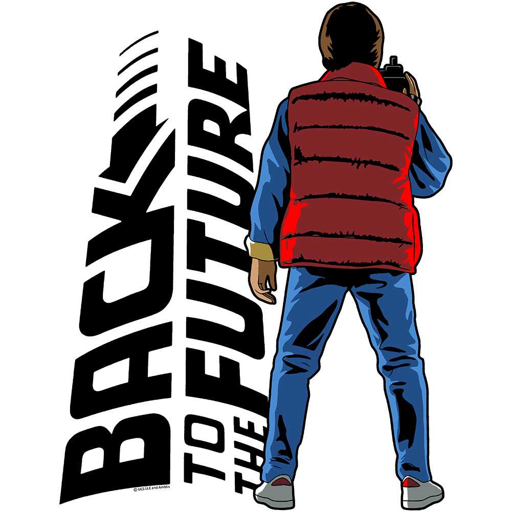 PREMIUM | Back to the Future - BTTF BACK TO BACK Adult Shirt