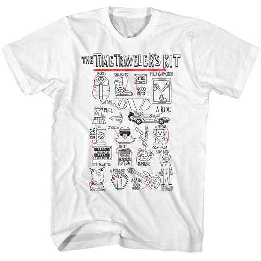 PREMIUM | Back to the Future - BTTF TIME TRAVELERS KIT Adult Shirt