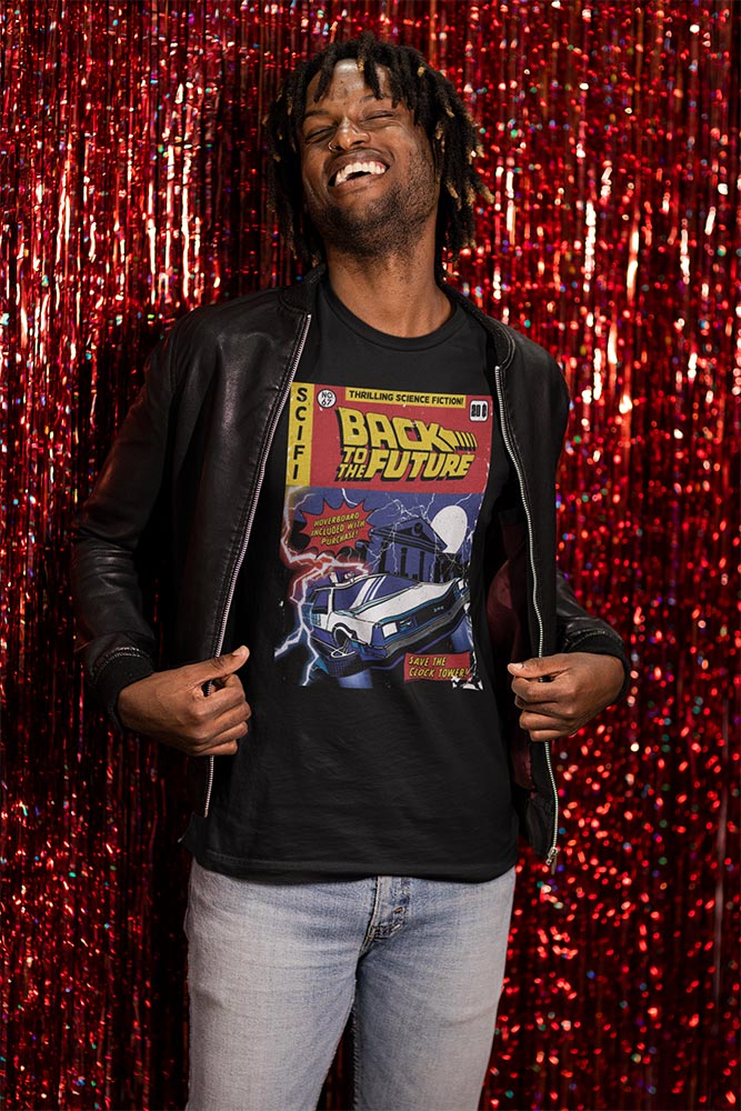 PREMIUM | Back to the Future - BTTF COMIC COVER Adult Shirt