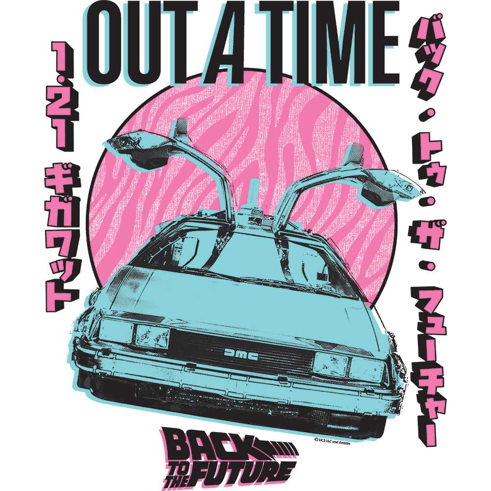 PREMIUM | Back to the Future - BTTF OUTATIME PASTEL Adult Shirt